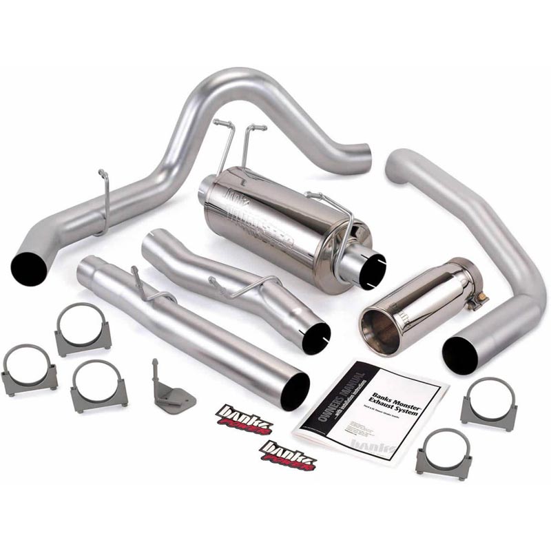 Banks 4" Turbo Back Monster Exhaust System 6.0 Powerstroke