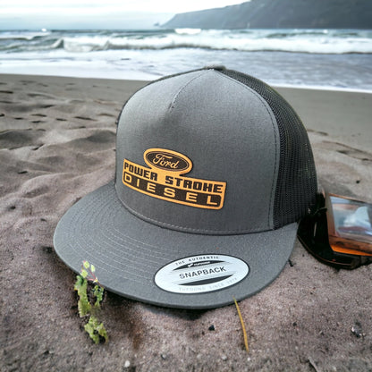 "Ford Powerstroke Diesel" Flat Brim Hat