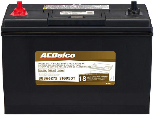 Vehicle Battery-18 Month Warranty Heavy Duty ACDelco 31G950T