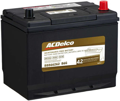 Vehicle Battery-42 Month Warranty High Reserve ACDelco 86G