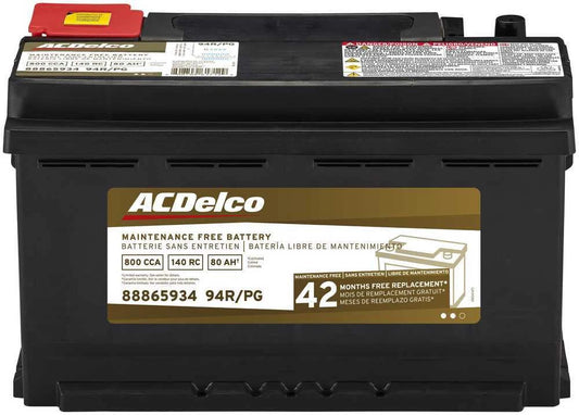GMC Chevy 5.3/4.8/6.0 Vehicle Battery-42 Month Warranty Hi Reserve ACDelco 94R/PG